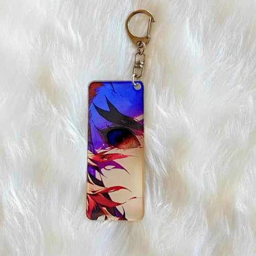 Image of Anime Acrylic Glowing Eyes Keychain | Luminous Eye Glow Key Ring | Premium Otaku Accessory for Bags, Bikes, Cars, Backpacks & Keys