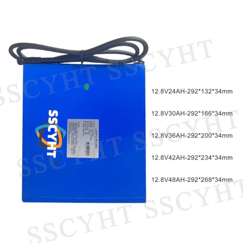 12.8v30ah,SSCYHT 12.8V Solar Street Light Lithium Battery 12V 24AH 30AH 36AH 42AH 48AH Photovoltaic LiFePO4 Battery LED Street Light Flat Replacement Batteries2