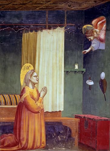 Cuadro del l'Annunciazione a Sant'Anna de Giotto, lienzo de 60x90cm para salón
