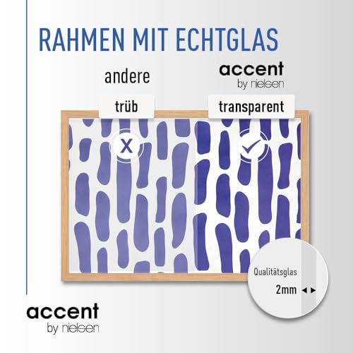 accent by nielsen Holz Bilderrahmen Scandic, 21 x 29,7 cm (A4), Hellbraun – Ansicht 4