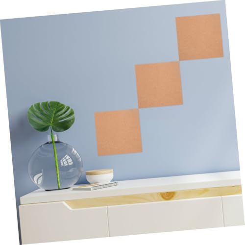 Tableau liège blocs carrés DOITOOL compact et robuste : pack de 8 plaques d'affichage - 5