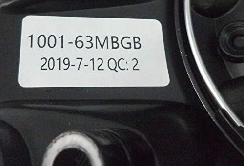 Miniatura 3 de Fuel Matte Black con emblema negro mate tapa central de rueda # 1001-63B