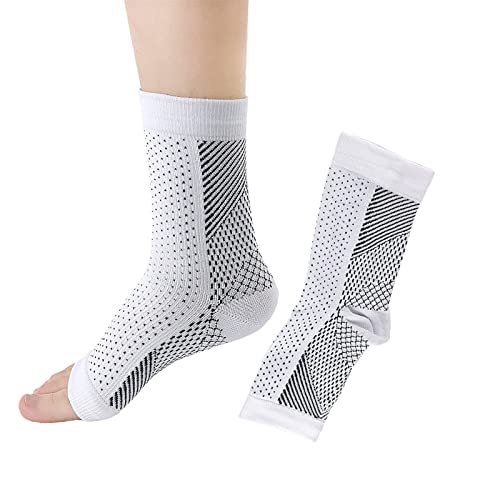 Generisch Calcetines de 19 a 22 para niña, protección de tobillo, función de talón, calcetines de compresión, calcetines coloridos para hombre, 39-42, Navidad, b, S