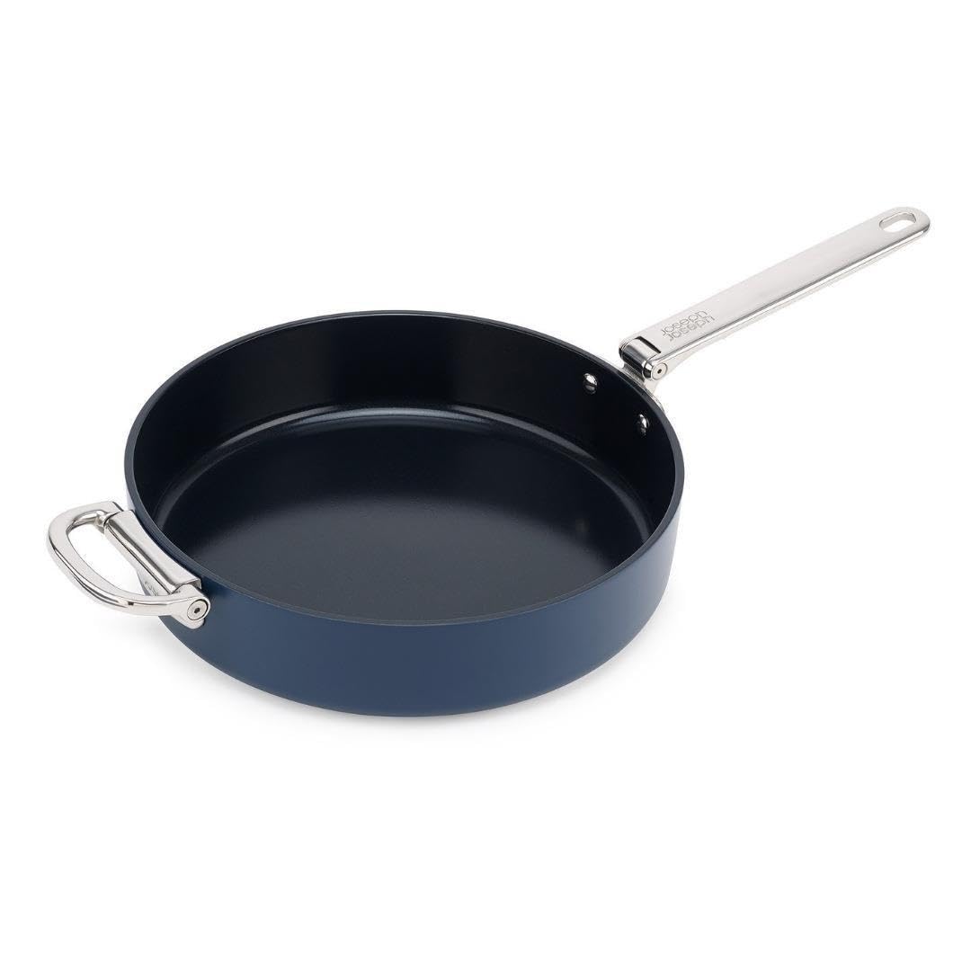 Joseph Joseph Midnight Blue Space Folding Handle Ceramic Non Stick 28Cm Frying Pan