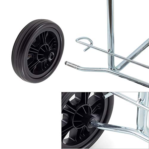 Andersen Shopper Scala Stahl mit Rad Ø 15 cm und 41 Liter Tasche Kira mit Kühlfach grau – Bild 5