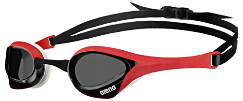 Arena Cobra Ultra Gafas de natación, Unisex Adulto, Smoke/Red/White, Talla Única