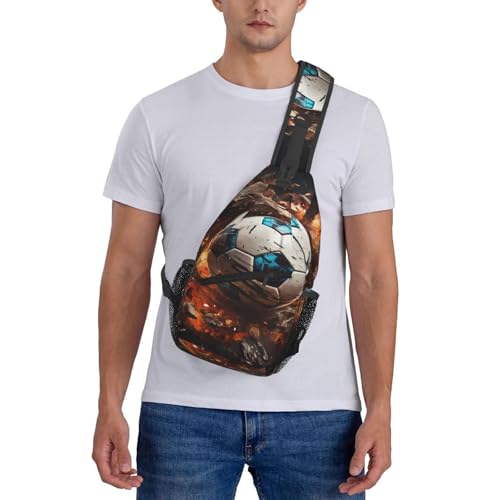 Mochila Unisex tipo Sling con Estampa Firecracker Soccer miniatura 7