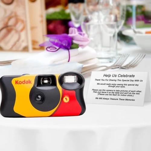 Clikoze Paquete múltiple de cámaras desechables: incluye 10 unidades de cámaras Kodak Funsaver de un solo uso de 35 mm con 27 exposiciones y tarjeta de consejos de fotografía Clikoze - imagen 4