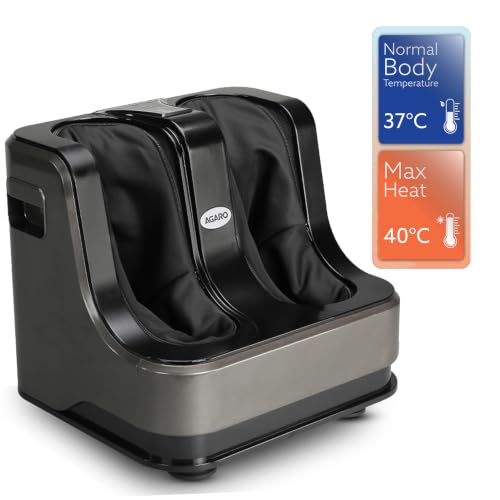 AGARO Rejoice Foot, Calf and Leg Massager, 80W, 4 Motors, Grey - Image 2