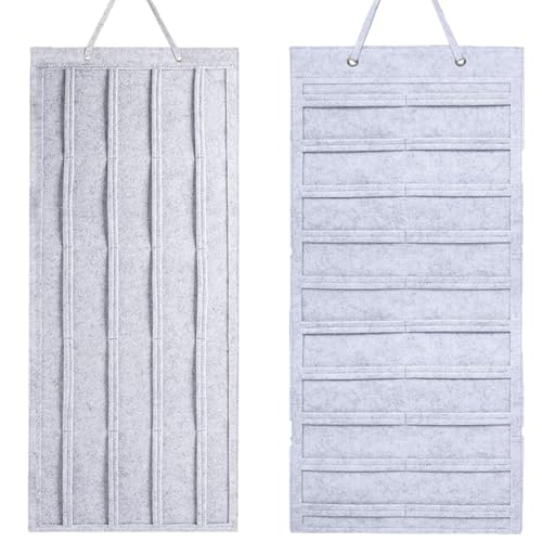 JCTEEY 2 Stück Haarspangen Aufbewahrung, 80 x 35 cm Haarklammer Organizer Hängend, Haarschmuck Halter für Frauen, Kopfbänder Aufbewahrungshalter Stirnbandhalter (Horizontal + Vertikal)