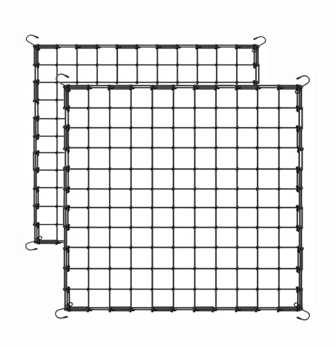 6x6 Ft Elastic Plant Trellis Net - 2-Pack Heavy Duty Garden...