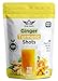 Ginger Turmeric Supplements, 100g/100 Shots of Turmeric Ginger Powder Boosted with Orange, Curcumin, Vitamin C, D & Zinc for Joint, Gut, Keto & Immune Support – Health Drink