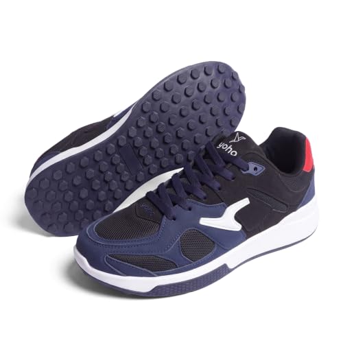 Image of YOHO Men's Sneakers Flo & Blazer | Stylish & Comfortable | Low Top, Lace Up Casual Shoes for Man /Gents