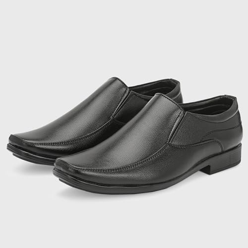 Image of Centrino Men's Formal Shoe | Cushioned Insole Comfortable Shoes | Trendy & Classic Design | Durable TPR Sole Footwear (8113)
