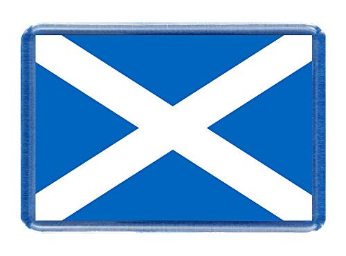 Millhouse Prints Scottish Flag Fridge Magnet - Large Size (7cm x 4.5cm) - Gift Idea - Tourism