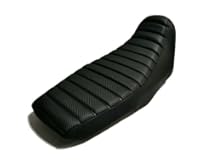 Seat Custom Carbon Replacement For Honda New Grom 2022 Model &lpar;Flat Seat Black Stitching&rpar;