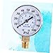 Mobestech Psi Vacuum Pressure Gauge Bar Utility Manometer for Oil Gas Gage for Air Compressors and Industrial Use