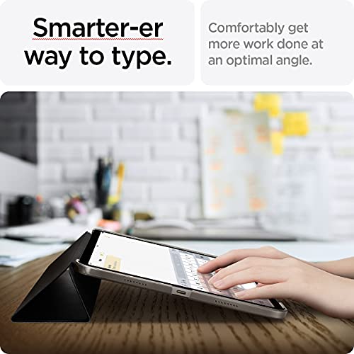 Spigen Smart Fold for iPad mini 7th/6th Gen (2024/2021) 8.3inch Full Cover Folio Case with Built in Trifold Stand, Auto Sleep/Wake - Black