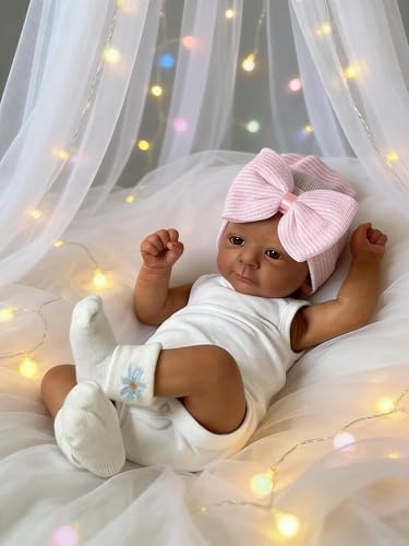 Muñeca bebé reborn Anano realista 19 pulgadas miniatura 1