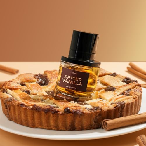 Image of Spiced Vanilla Eau De Parfum Unisex 50ML | Warm & Spicy Gourmand Vanilla Perfume For Man & Women | Long-Lasting Fragrance with Cinnamon, Cardamom, Caramel & Vanilla Notes | Perfect for Winter Evenings, Festive Nights & Date Wear