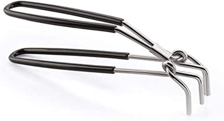 Stainless Steel Vinyl Coated Pakkad - Kitchen Pincers - Sandasi - Sansi - Heavy Kitchen Tool (S304)