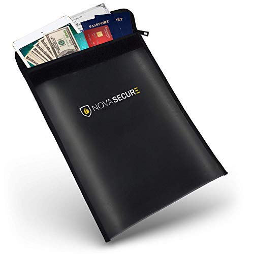 Fireproof Document Bags, Water Resistant Money Pouch 15
