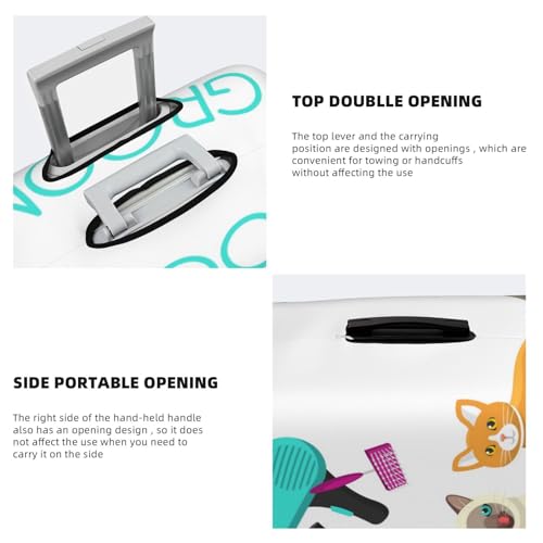 Pet Care Grooming Travel Luggage Covers - Elasticity Suitcase Covers Protector for Luggage 18-32 Inch4