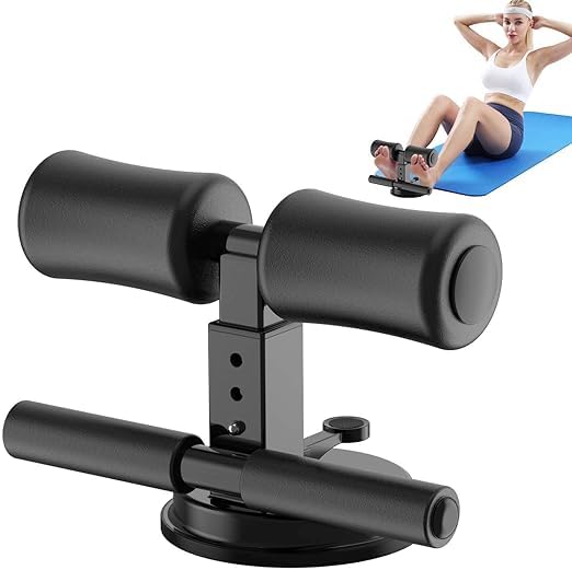 Sit-Up Bar With Foam Handle and Rubber Suction Seat Up Fitness Equipment Sit-ups and Push-ups Assistant Device For Weight Lose Gym Workout Abdominal Curl Exercise Work Out Trainer (Pack of 1)-image-24