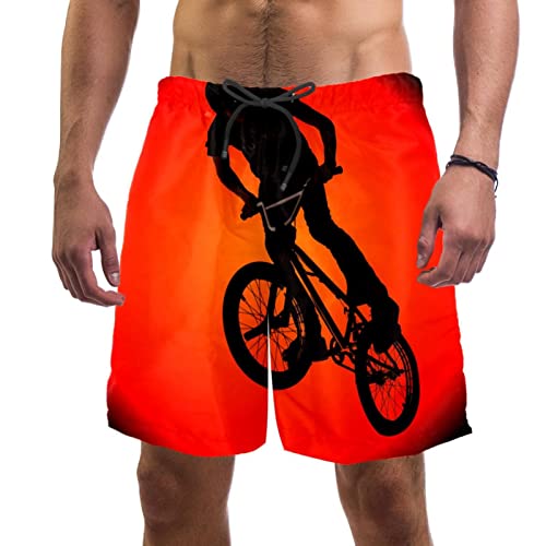 Maillots de bain pour hommes moto short de plage séchage rapide léger