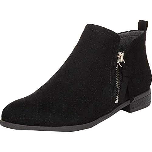 Dr. Scholl's Shoes Women's Rate Zip Ankle Boot, Black, 9 US