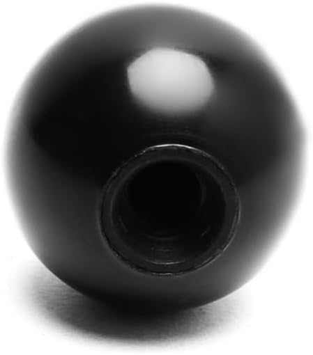 Othmro 20Pcs Threaded Ball Knobs, 1.26Inch Dia 0.31Inch Thread M8 Female Thread Black Bakelite Handle Thermoset Ball Knob for Lawn Mowers Exercise Equipment Machinery Valves Spigots (AM8x32)