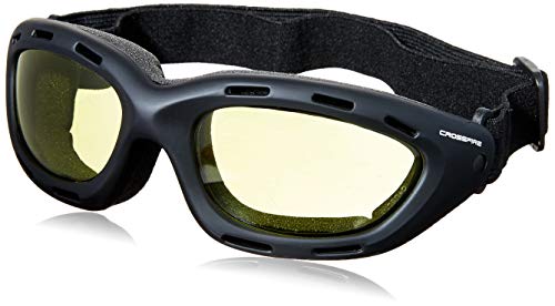 Crossfire 91353AF Element Safety Goggles Yellow Anti-fog Lens - Frame