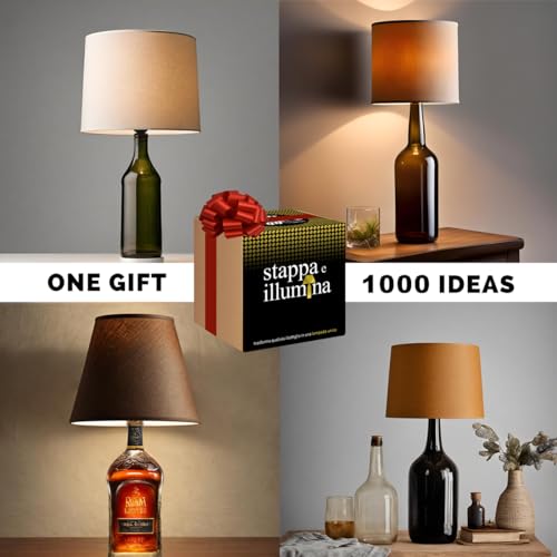 Kit lampe bouteille E14 pour une déco intérieure cosy x2