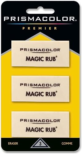 Prismacolor Premier Accessory Set, Includes Colorless Blender Pencils (2 Piece), Premier Pencil Sharpener(1 Piece) & Magic Rub Erasers (3 Piece) #TOP3