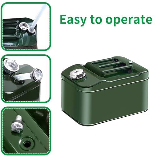 Cantimplora metálica Lebreary xb-223 de 10 litros con pico flexible para jardín, viaje y camping miniatura 5