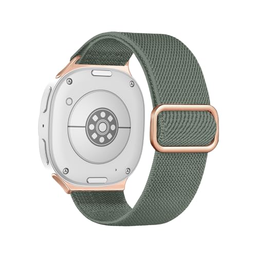 [PLYYQZM] Sam su ng �ɍ��� Galaxy Watch 8 40mm 44mm�p�i�C�����X�|�[�c�X�g���b�v�A8Classic 46mm �ɍ��� �p�����o���h �L�k���u���X���b�g�ɓK�p(Olive color,For Watch 8 44m