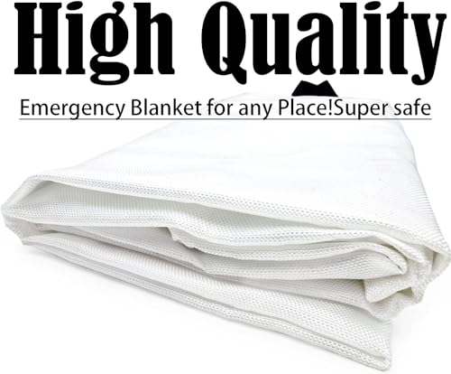 Image of Blankets 8 Packs with Gloves. High Heat-Resistant fire Blankets for Home Security, Kitchen and Camping, Emergency fire Blankets for Home and Kitchen,
