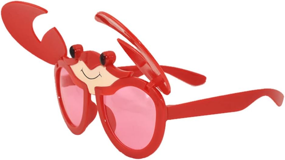Amosfun 2 Pcs Funny Lobster Eyeglasses Novelty Party