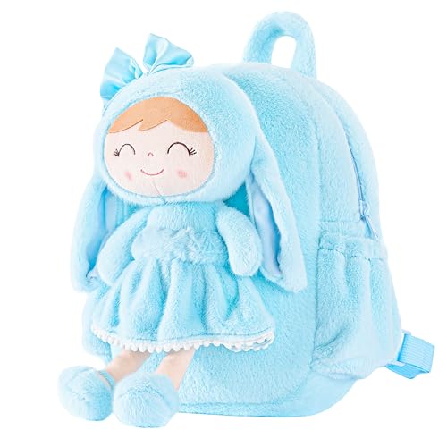 Gloveleya Mochila infantil, Azul-celeste, 11 inches, Mochila Cute Bunny