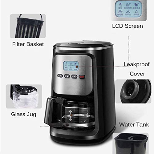 Cafetera automática con molinillo y tanque de 600 mL miniatura 3