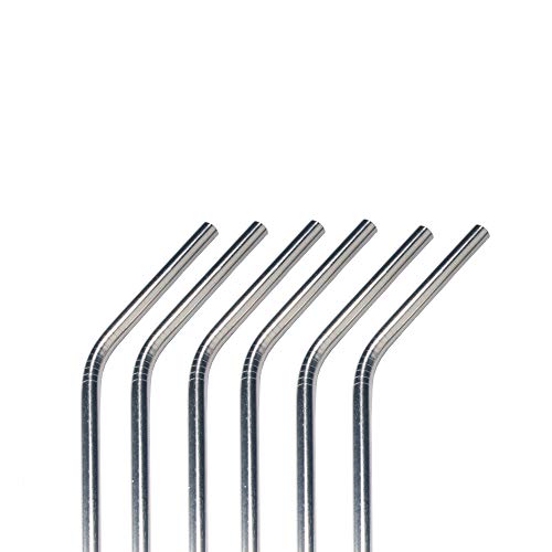 Pitillos reutilizables de acero inoxidable 12 unidades miniatura 2