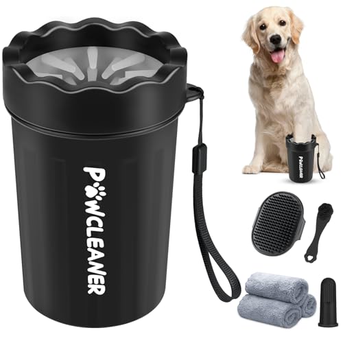 7-in-1 Dog Paw Cleaner (Medium Black)