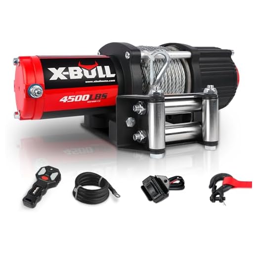 X-BULL 4500LBS Steel Wire Electric Winch