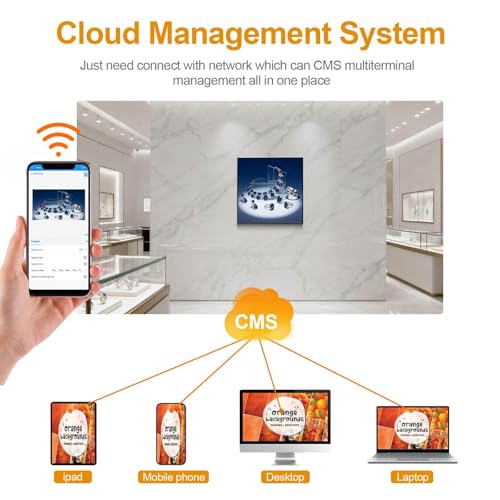 Image of 33.2 inch Square Digital Signage, 400nits High Brightness LCD Monitor Advertising Display,Indoor Digtal Signage, CMS /U-Disk Plug&Play, Smart Split Screen, 24 /7 Operation, HD-MI /USB /WiFi /Android System