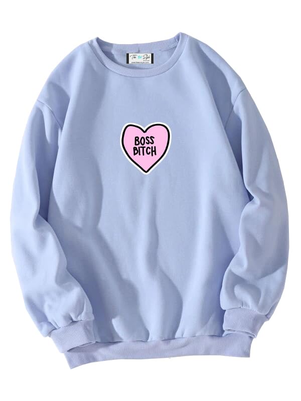 Image of SXV 'Frog & Mushroom' Printed Cool Aesthetic Drop Shoulder Oversized Baggy Sweatshirt