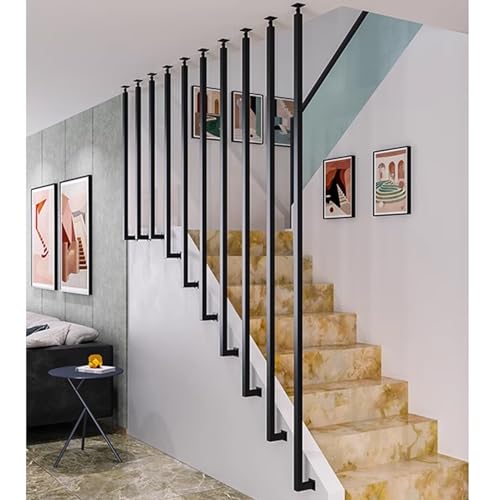 Garde-corps de grenier en acier durable réglable style 3 pour marches intérieures