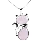 Collier en cristal pour homme et femme.Dimensions:pendentif:environ 50 x 21 x 7 mm, environ 45 cm.Emballage:le collier en cristal est livré dans un emballage raffiné, prêt à offrir.Classique et tendance, ce collier en améthyste naturelle convient aussi bien aux femmes qu'aux hommes.