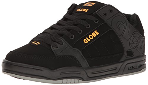 Logo TPR stampato. Globe Tilt, Scarpa da Skateboarding. Uomo, Nero e Arancione, 40.5 EU