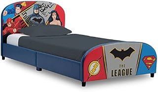 Delta Children Upholstered Twin Bed DC Comics Justice League