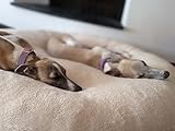 EDEL&SCHNELL Bezug für Hundebett Flocke Hundebettbezug in beige aus weichem Fleece Ersatzbezug für Hundebett mit 65 cm Durchmesser